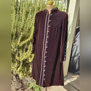 Eloise Curtis for David Styne Vintage Velvet Dress